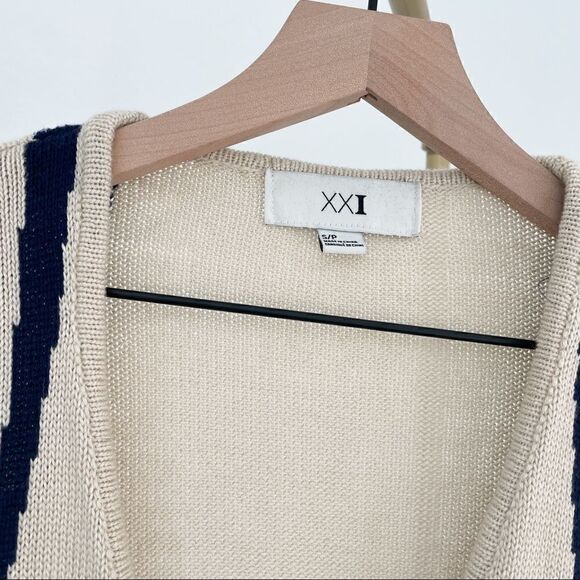 XXI Boho Aztec  Vintage Fringe Sweater Cardigan Jacket S - Picture 6 of 7